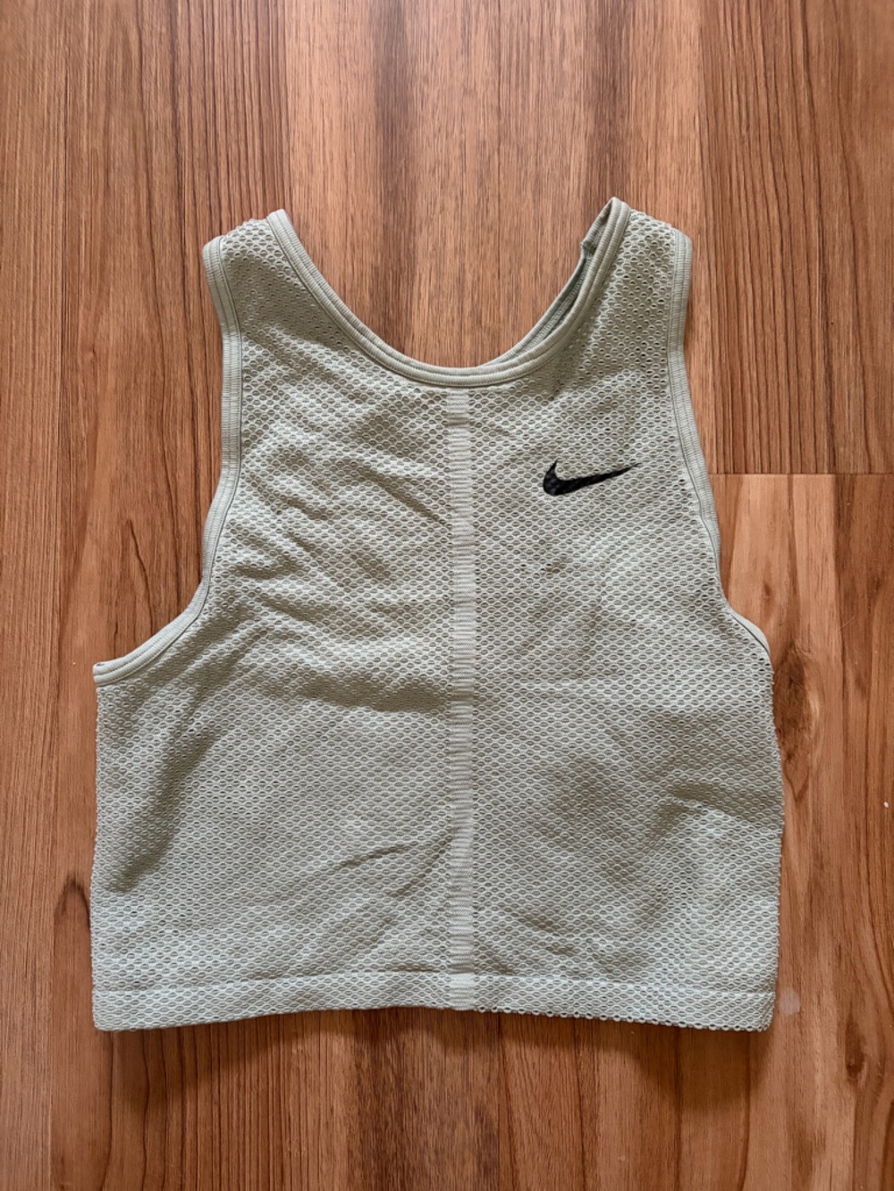 Nike Mesh Crop Fitted Women’s Tank XS Teal